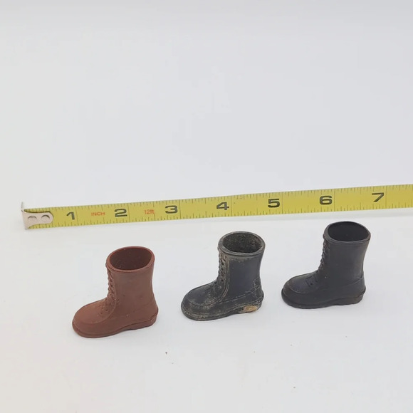 1964 GI JOE Boot Lot Brown Black - Picture 2 of 3